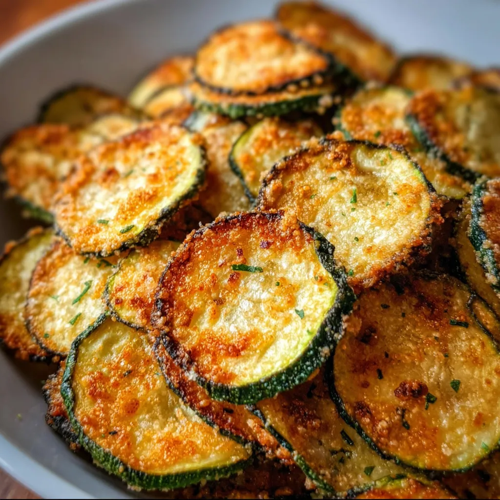 Crispy & Healthy Zucchini Chips - Ultimate Guilt-Free Crunchy Snack Paradise Experience